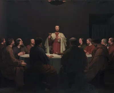 The Last Supper by Christoffer Wilhelm Eckersberg, 1829 — digital art print download