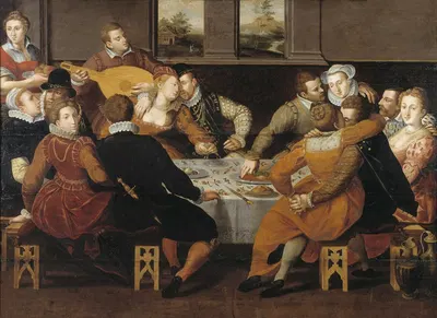 Sinful Mankind Surprised by the Day of Judgment by Dirck Barendsz., 1549 – 1592 — digital art print download