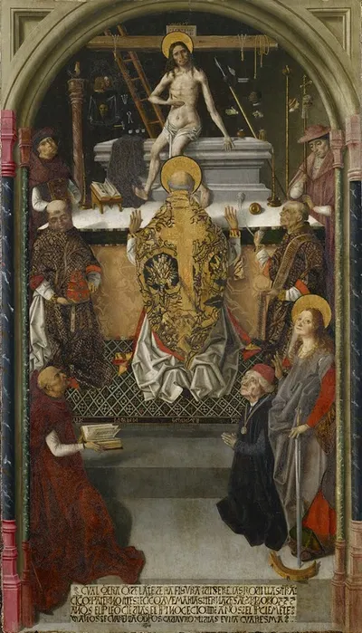 Mass of Saint Gregory with a Donor by Fernando Gallego, 1480–1500 — digital art print download