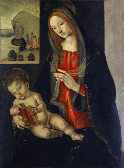 The Virgin with Child by Follower of Filippo Lippi — digital art print download