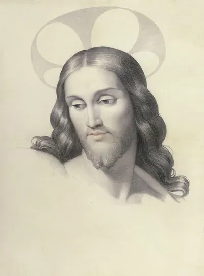 Christ's head by Филиппо Агрикола — digital art print download
