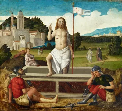 Resurrection of Christ by Francesco Di Simone Da Santacroce — digital art print download
