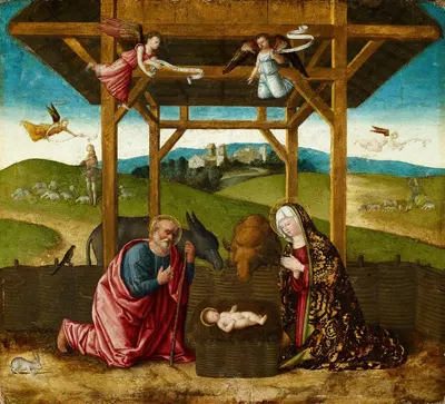 The Nativity by Francesco Di Simone Da Santacroce — digital art print download