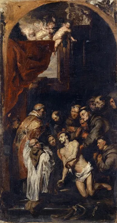 Last Communion of Saint Francis by Франк Бухсер — digital art print download