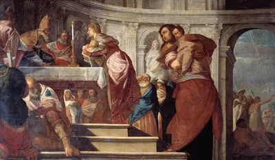 The Presentation of Christ in the Temple, and the Baptism of Christ by Franz Cleyn, 1619 – 1622 — digital art print download