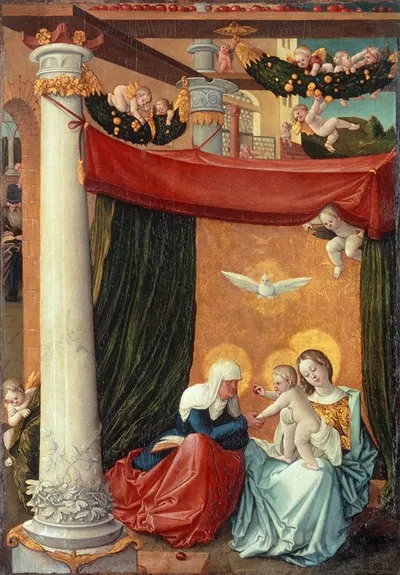 Virgin with Child and Saint Anne by Hans Baldung — digital art print download