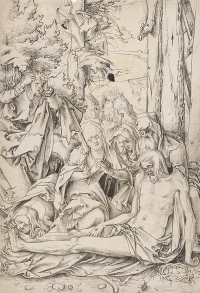 Die Beweinung Christi by Hans Baldung, 1513 — digital art print download