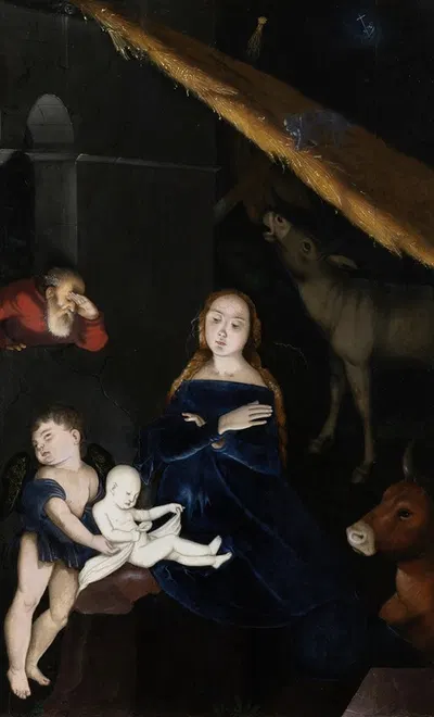 The Nativity by Hans Baldung — digital art print download