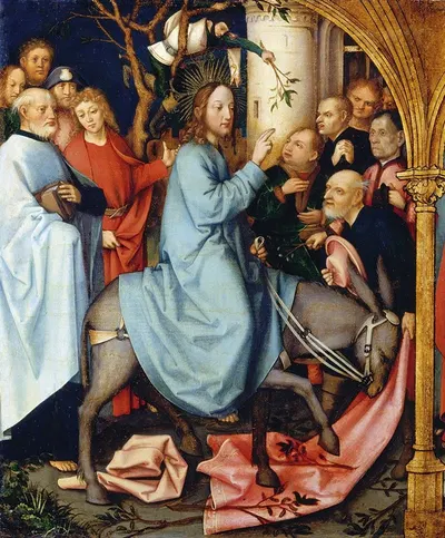 The Entry into Jerusalem by Hans Holbein The Elder, 1501 — digital art print download