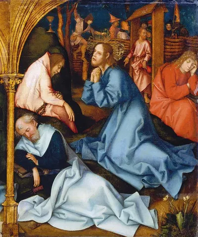 The Agony in the Garden by Ганс Гольбейн Старший, 1501 — digital art print download