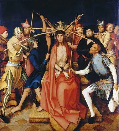 Christ Crowned with Thorns by Hans Holbein The Elder, 1501 — digital art print download