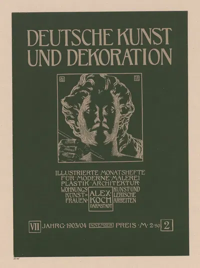 Deutsche Kunst und Dekoration by Иоганн Винценц Цисзарз, 1903 — digital art print download