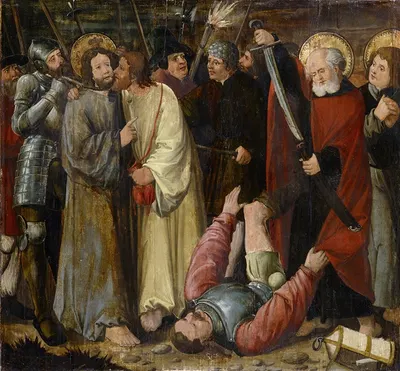 The Apprehension of Christ by Hans Leu the younger, 1490–1531 — digital art print download