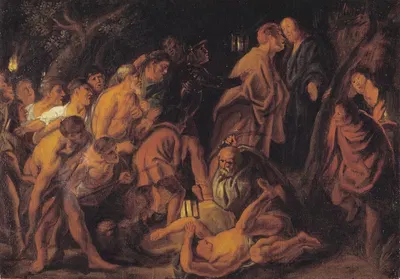The Betrayal and Arrest of Christ in Gethsemane by Якоб Йордаанс, 1608 – 1640 — digital art print download
