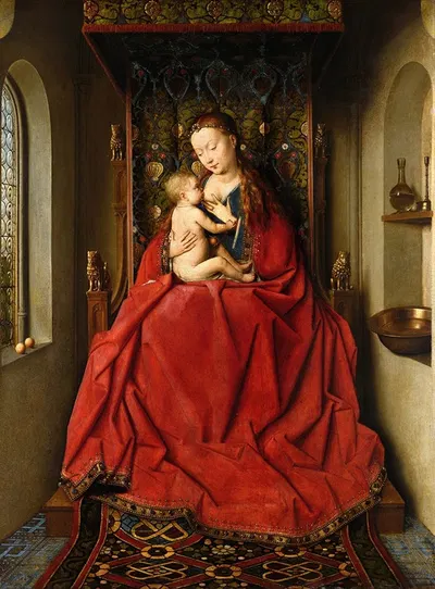 Lucca Madonna by Ян ван Эйк — digital art print download