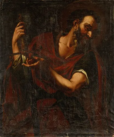 Saint Paul, half figure by Иоганн Карл Лот — digital art print download