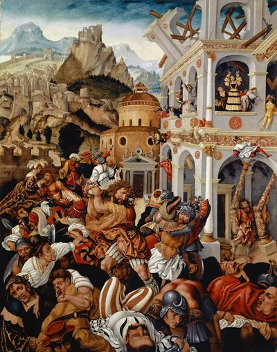 The Story of Samson by Jörg Breu The Elder — digital art print download