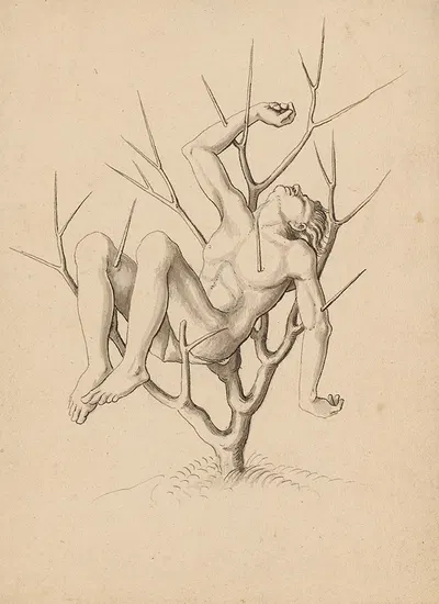 Märtyrer, in Dornstrauch aufgespiesst II by Jörg Schweiger — digital art print download