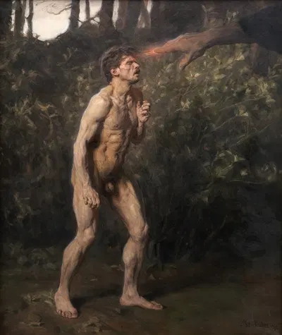 Cain by Юлий Паулсен, 1891 — digital art print download