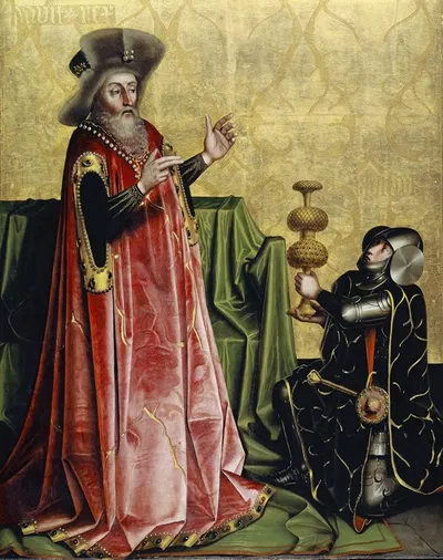 Abishai before David by Konrad Witz, 1435 — digital art print download
