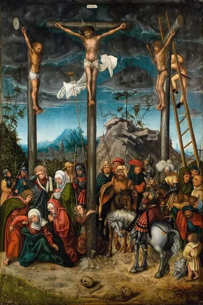 The Crucifixion by Лука Кранах Старший, 1506 – 1520 — digital art print download