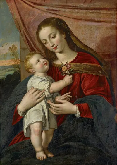 The Virgin with Child by Maarten Pepyn — digital art print download