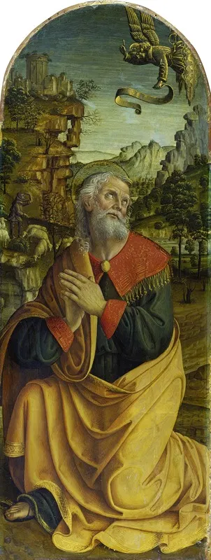 The Annuciation to St Joachim by Macrino D'alba — digital art print download