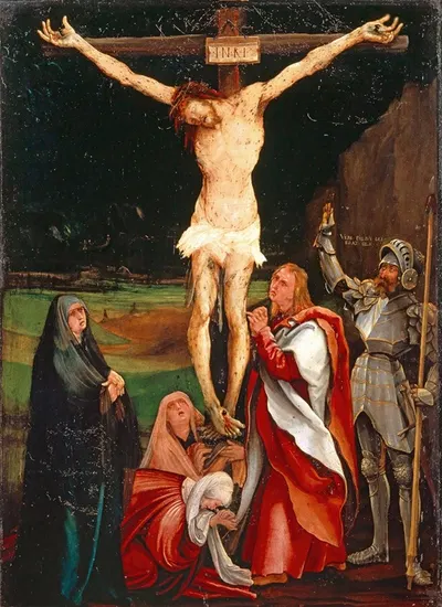 The Crucifixion by Matthias Grünewald, 1515 — digital art print download