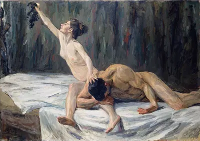 Samson and Delilah by Max Liebermann, 1902 — digital art print download