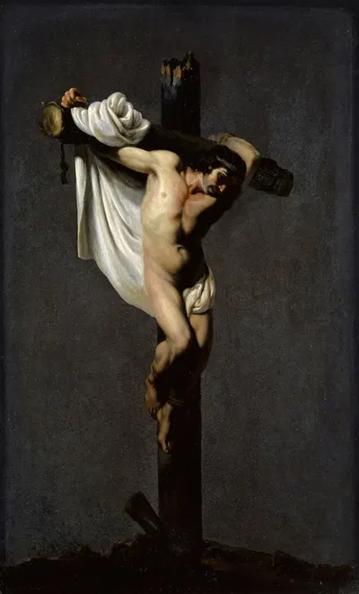The Thief on the Cross by Микеланджело Черкоззи, 1620-1660 — digital art print download