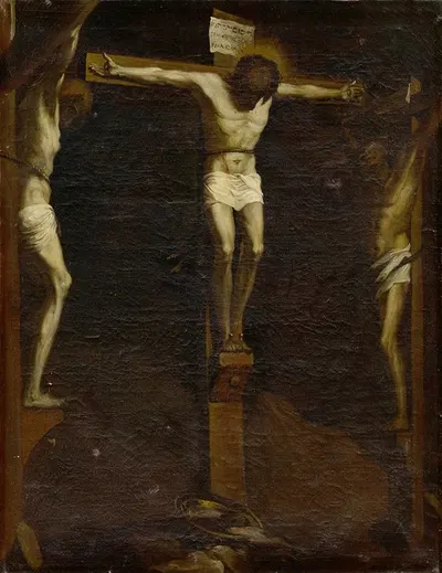 Crucifixion of Christ by Nikolaus Bernoulli The Younger, 1718 — digital art print download