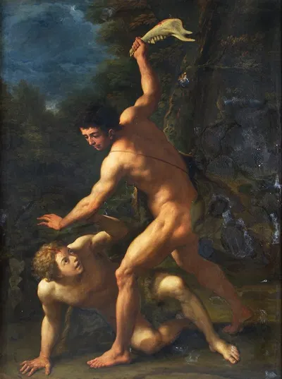 Cain Slaying Abel by Paolo de Matteis, 1687 – 1728 — digital art print download
