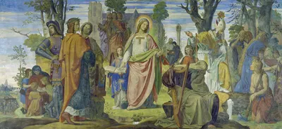 The Arts Being Introduced to Germany by Christianity by Филипп Вайт, 1834 – 1836 — digital art print download
