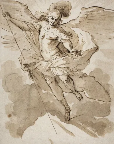 St Michael by Пьетро Теста, 1610 - 1649 — digital art print download