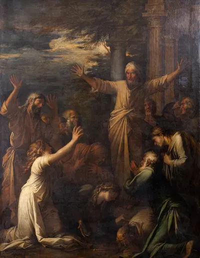 Jonah Preaching to the People of Niniveh by Salvator Rosa, 1630 – 1661 — digital art print download