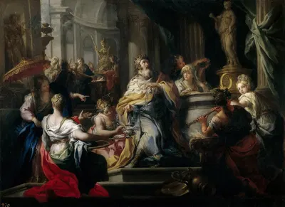 The Idolatry Of Solomon by Себастьяно Конка, 1750 — digital art print download
