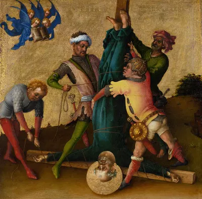 Martyrdom of St Peter by Stefan Lochner — digital art print download