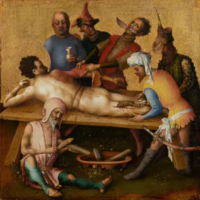 Martyrdom of St Bartholomew by Stefan Lochner — digital art print download