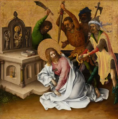 Martyrdom of St Matthew by Stefan Lochner — digital art print download