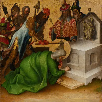 Martyrdom of St Matthias by Stefan Lochner — digital art print download