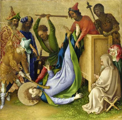 Martyrdom of St James the Younger by Stefan Lochner — digital art print download
