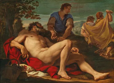 The Drunkenness of Noah by Aureliano Milani — digital art print download