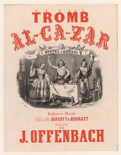 Tromb-Al-Ca-Zar by Léon Loire, 1856 — digital art print download