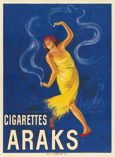Cigarettes Araks by Леонетто Каппьелло, 1925 — digital art print download