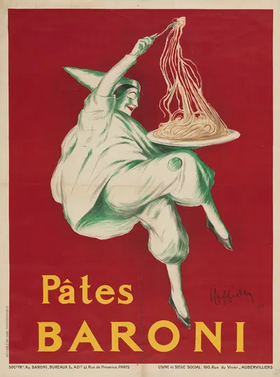 Pâtes Baroni by Леонетто Каппьелло, 1921 — digital art print download