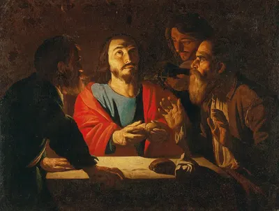 The Supper at Emmaus by Голландский мастер — digital art print download
