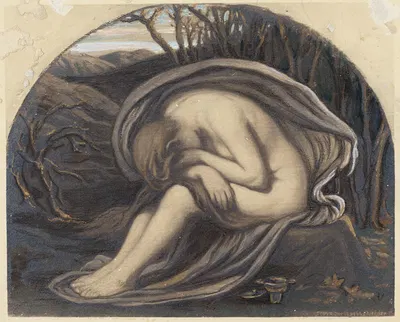 The Magdalene by Elihu Vedder, c. 1884 — digital art print download