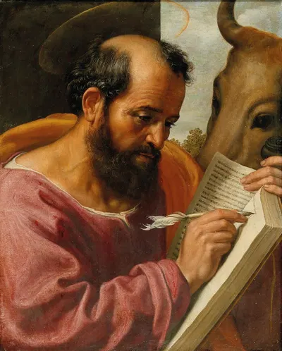 Saint Luke the Evangelist by Follower of Jacob Jordaens — digital art print download