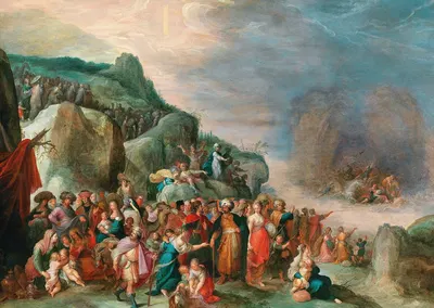 The Crossing of the Red Sea by Франс Франкен Младший — digital art print download