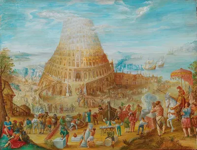 The Tower of Babel by Фридрих Брендель — digital art print download